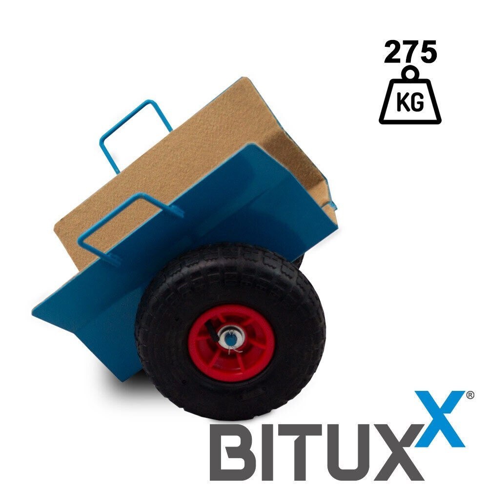 Skládací transportní vozík Bituxx pro přepravu desek GK OSB MDF nosnost do 275 kg MS19187